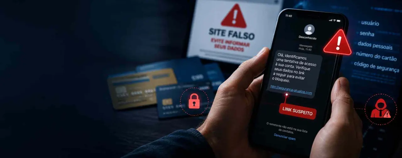 Golpe com IA por SMS virou fábrica de roubo de cartões