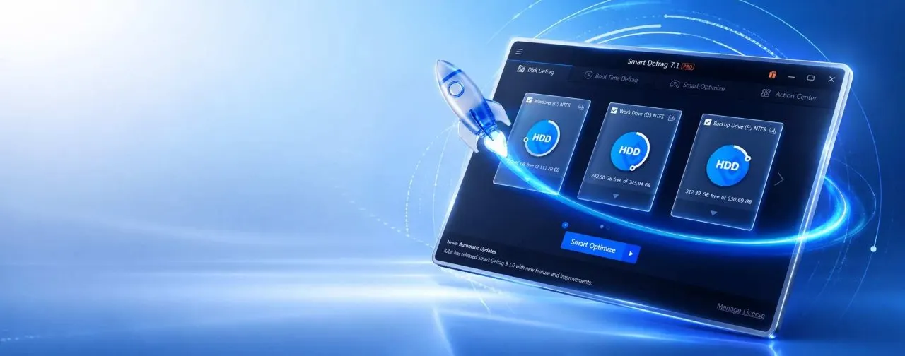 Smart Defrag 11 Pro grátis: instale e ative com licença original